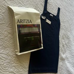 NEW w/tags- Aritzia -  BLUE  Dress - Size M 
