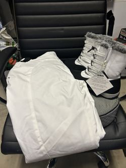 Totes Women’s Boots And Body Glove Snow Pants