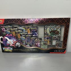 Pokemon TCG Paldean Fates Great Tusk Iron Threads Ex Premium Collection