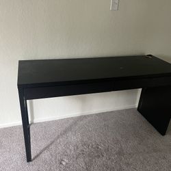 Desk, Screen, Chair