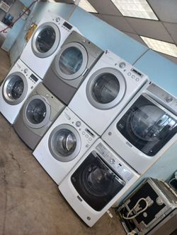 USED FRONT LOAD WASHER DRYER SETS FREE DELIVERY 120 DAY WARRANTY