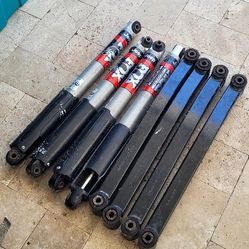 Jeep Rubicon shock absorber and Arms