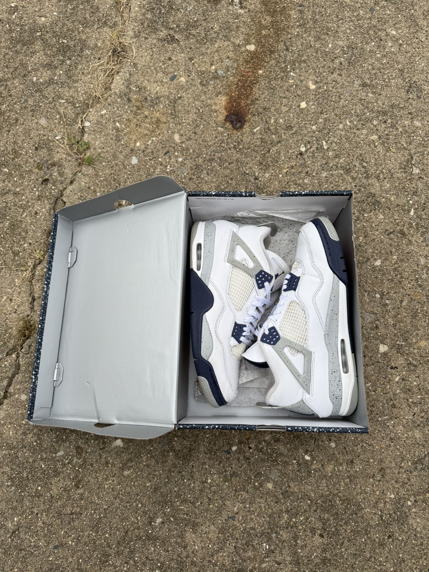 Jordan 4 Midnight Navy Size 13 Lightly Worn/OG ALL
