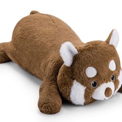Fryser Red Panda Weighted Stuffed Animals 5 lbs Large Weighted Plush Animals, Red Ailurus fulgens Panda Weighted Plush Toy