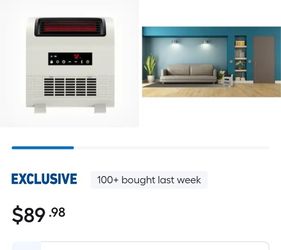 Utiltech Slimline Infrared Quartz Heater Retail Price $90