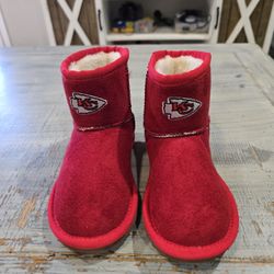 NEW NFL  KANSAS CITY CHIEFS TODDLER 9 Rookie 2 Boot Slipper Boots Shoes