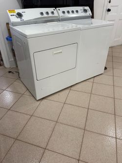 Washer and dryer