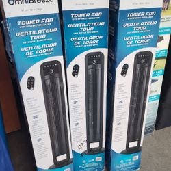 Mini Breeze Tower Fan With Remote Control