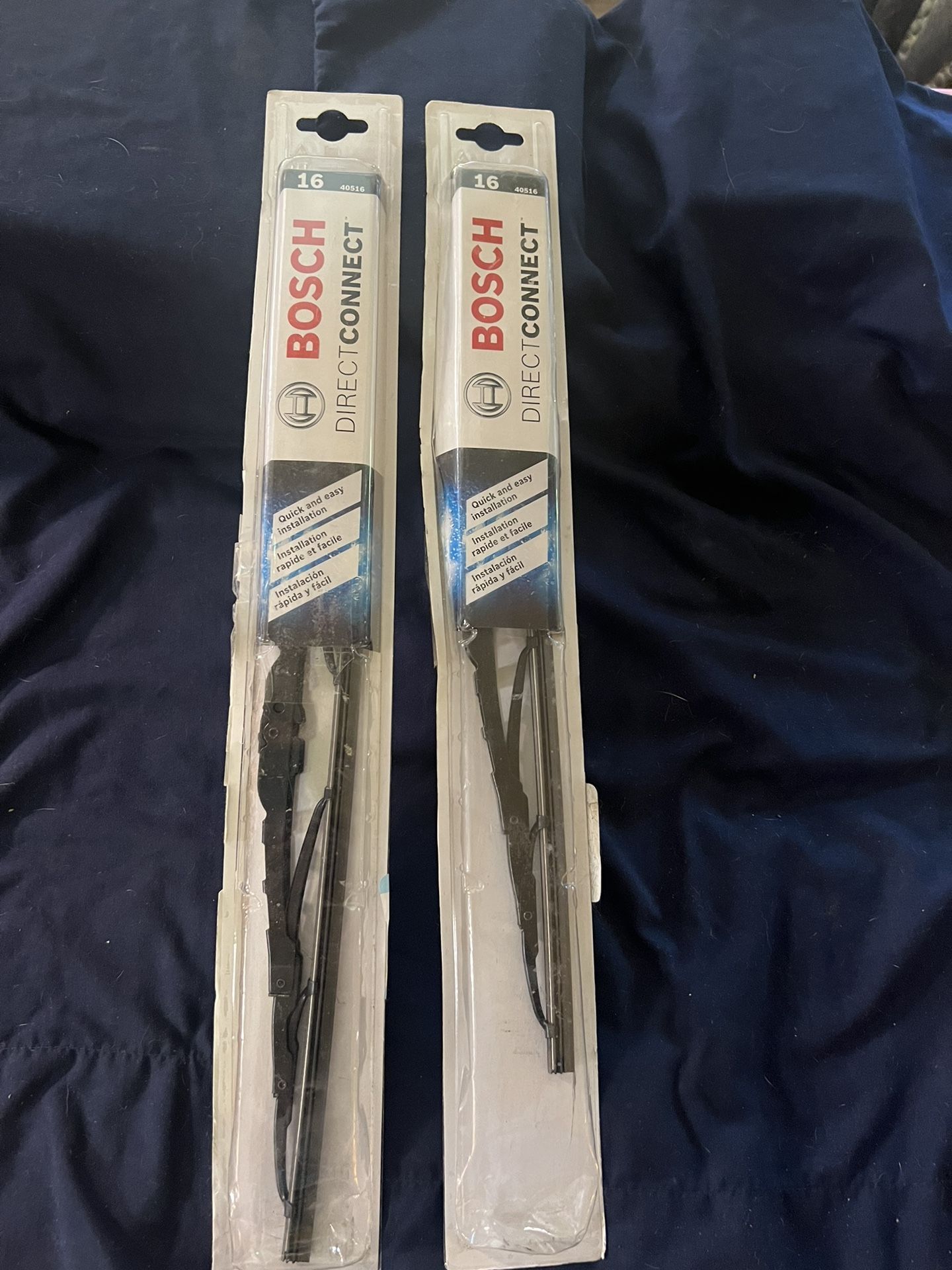 New Pair Of 16” BOSCH 40516 Wiper Blades