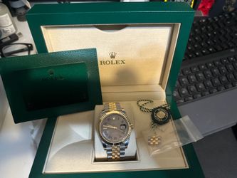 Rolex 41MM Datejust Wimbledon, Box & Papers, Like New