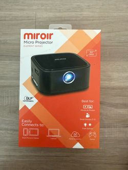 BRAND NEW NEVER OPENED Miroir black micro projector