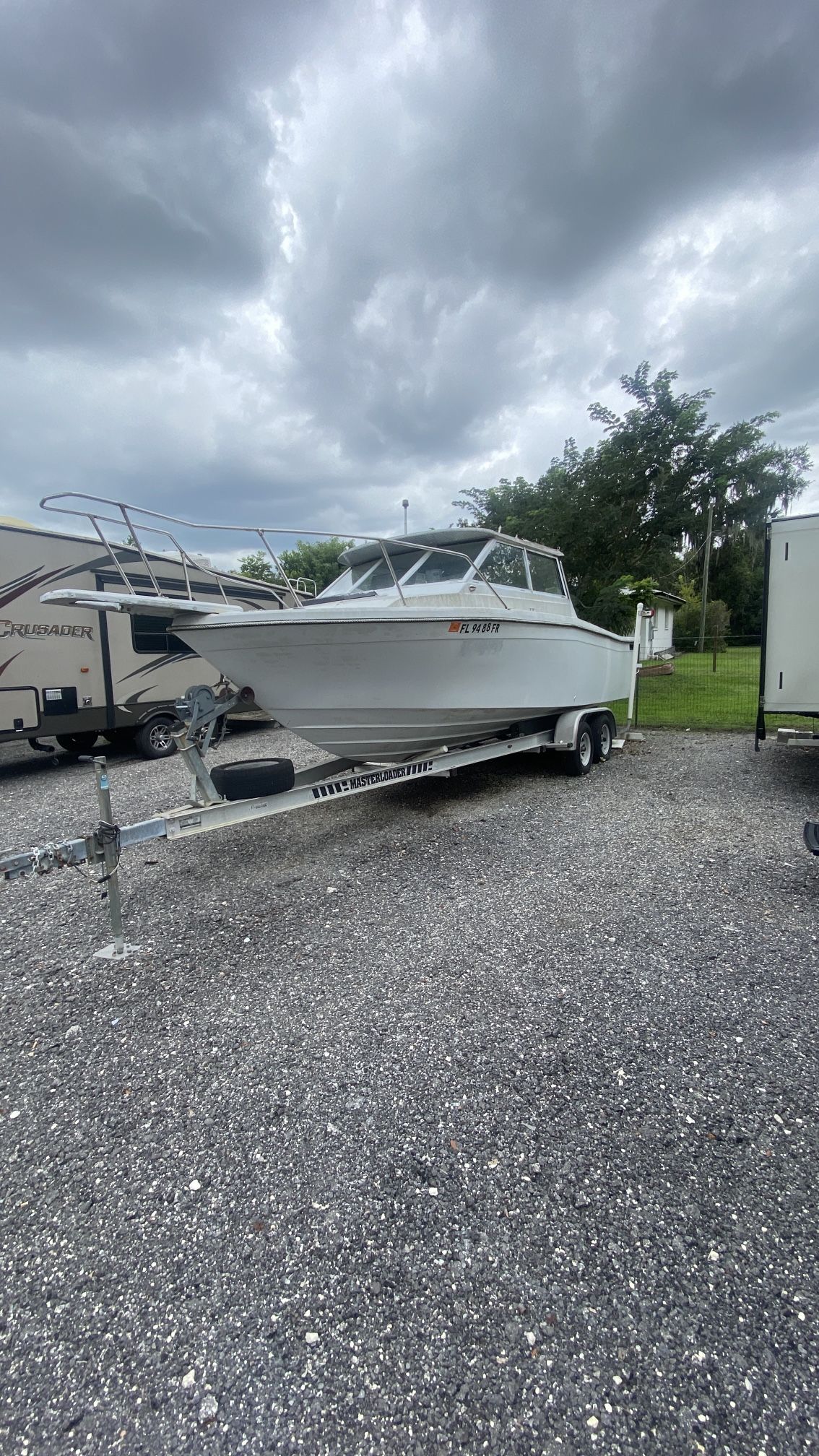 Fishing Boat With Trailer