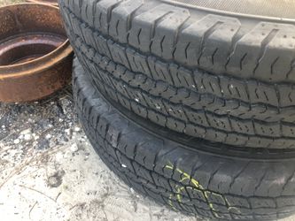 215/85/18 tires in good shape lots of life left