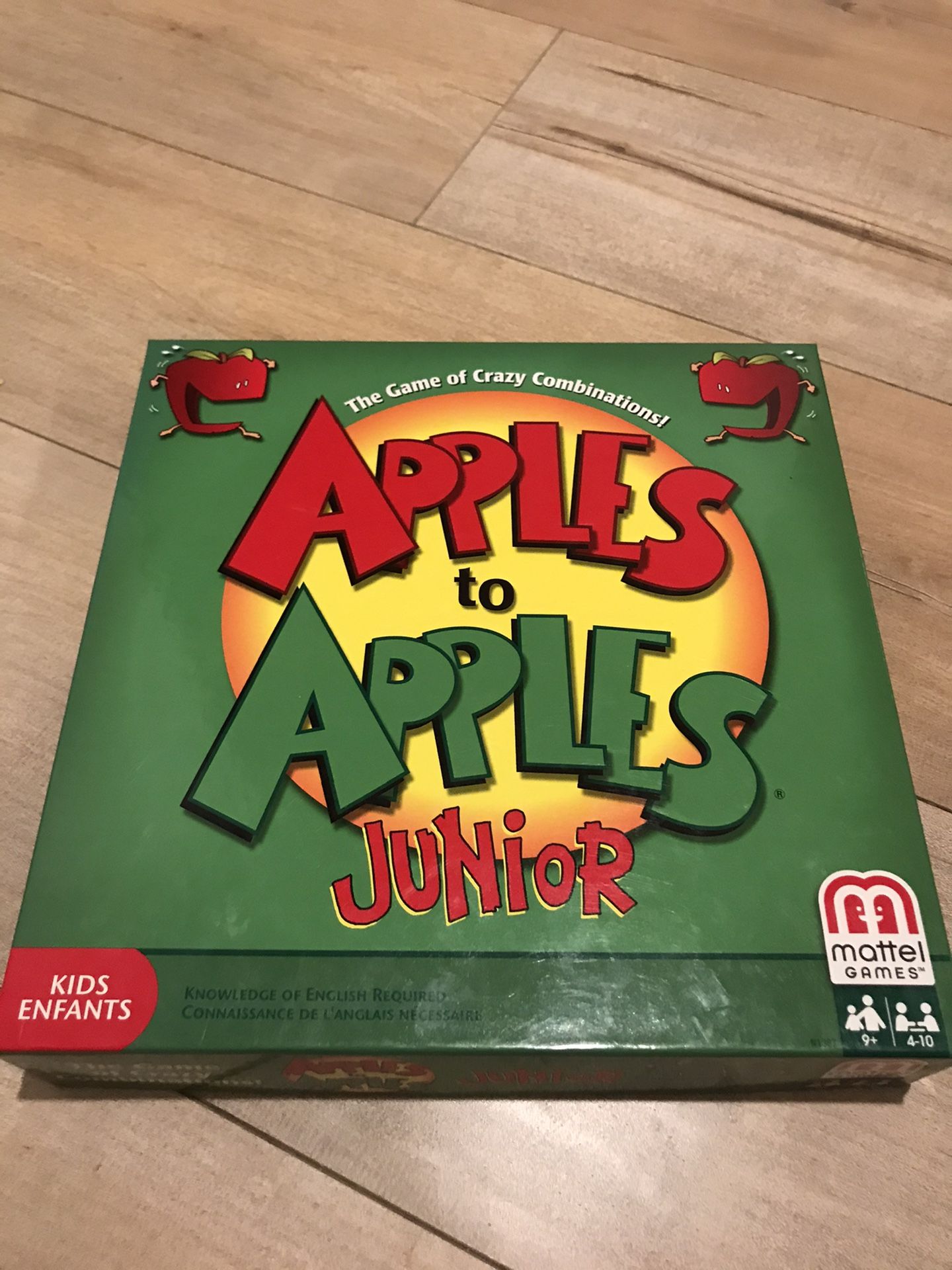 Almost NEW Board Game - Apples to Apples Junior