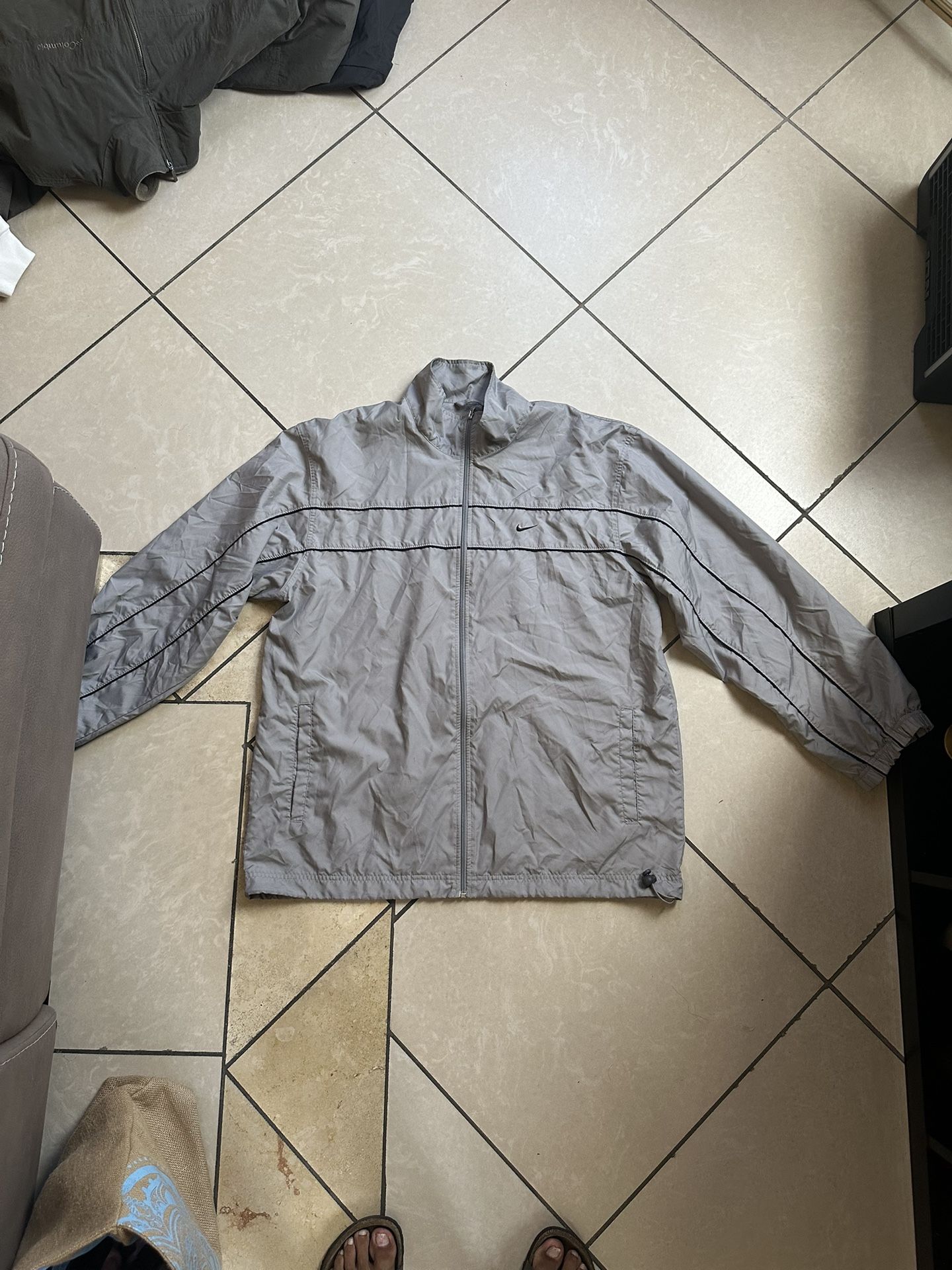 Nike vintage sportswear jacket y2k color gray size XL