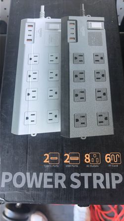 Power Strip 6ft cord