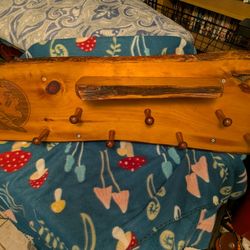 Wooden Wall Hanging Hat Racks