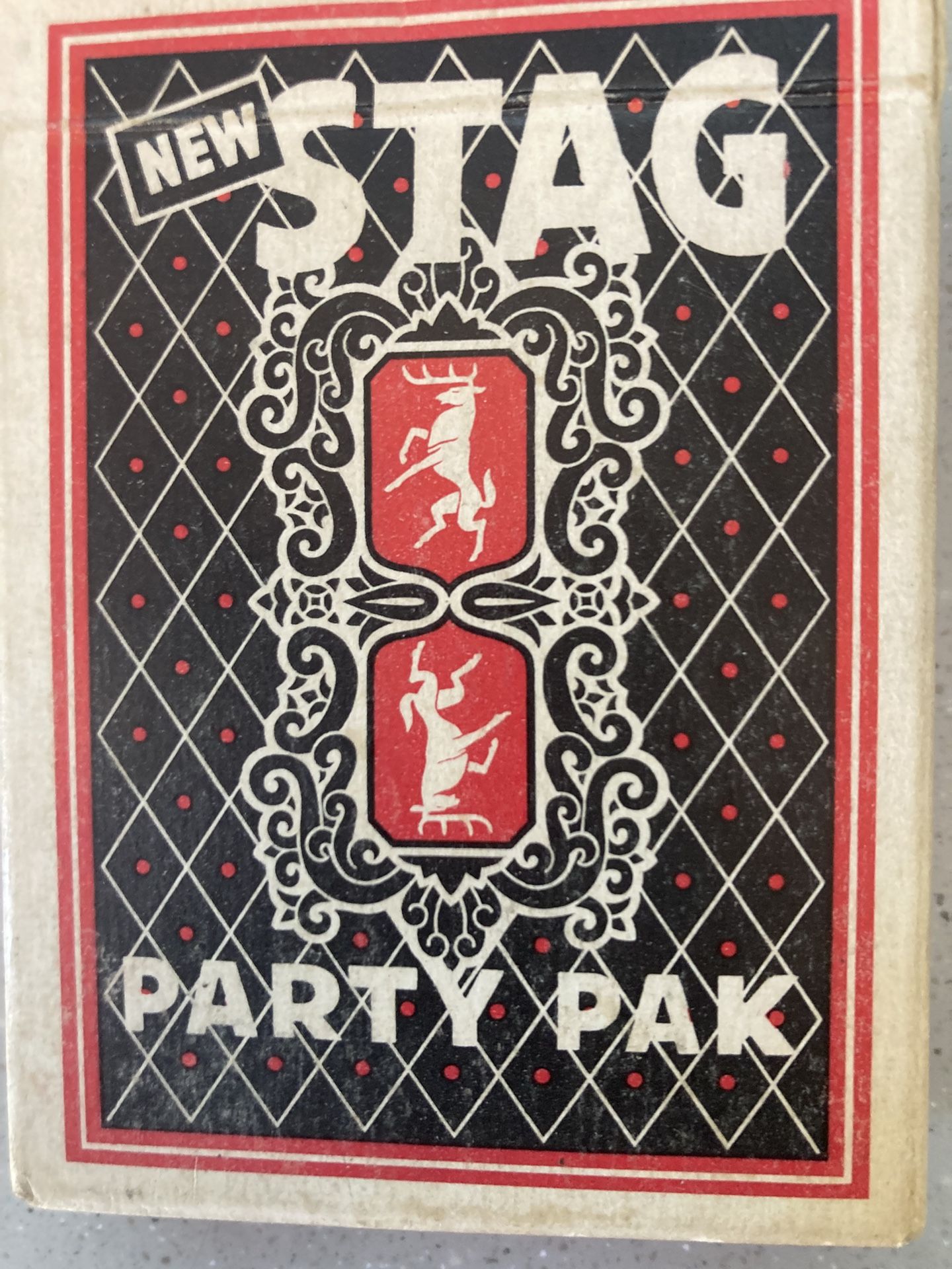 Vintage Deck Of Stag Playing Cards