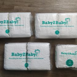 Baby2Baby Diapers (Size: 3) For Sale (175 Diapers)