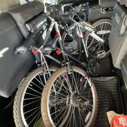 2 Mountain Bikes 18 Speed 