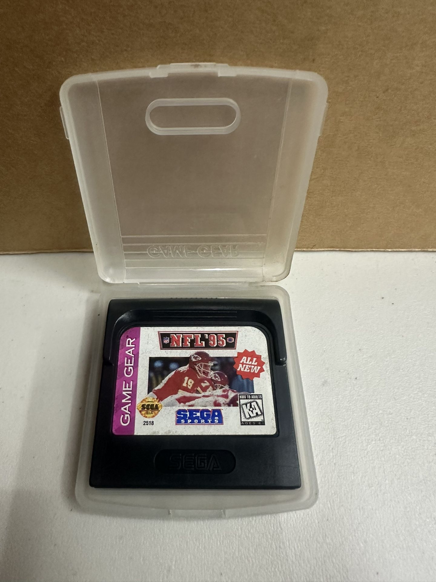 NFL '95 for Sega Game Gear GG Cart Great Shape