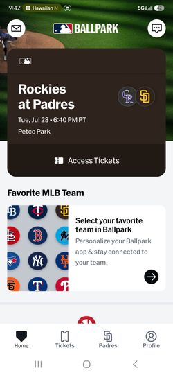 Padres vs. Rockies 7/28/26