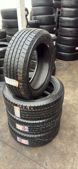 235/55/19 Michelin Defender - 4 Tires Installed And Balanced 