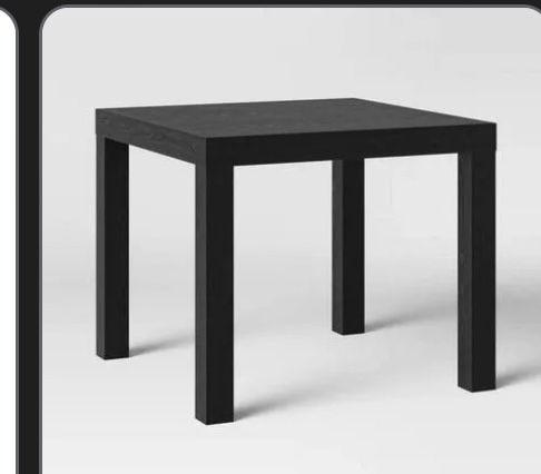 IKEA SMALL BLACK TABLE FREE‼️ (Very Tore On Top)