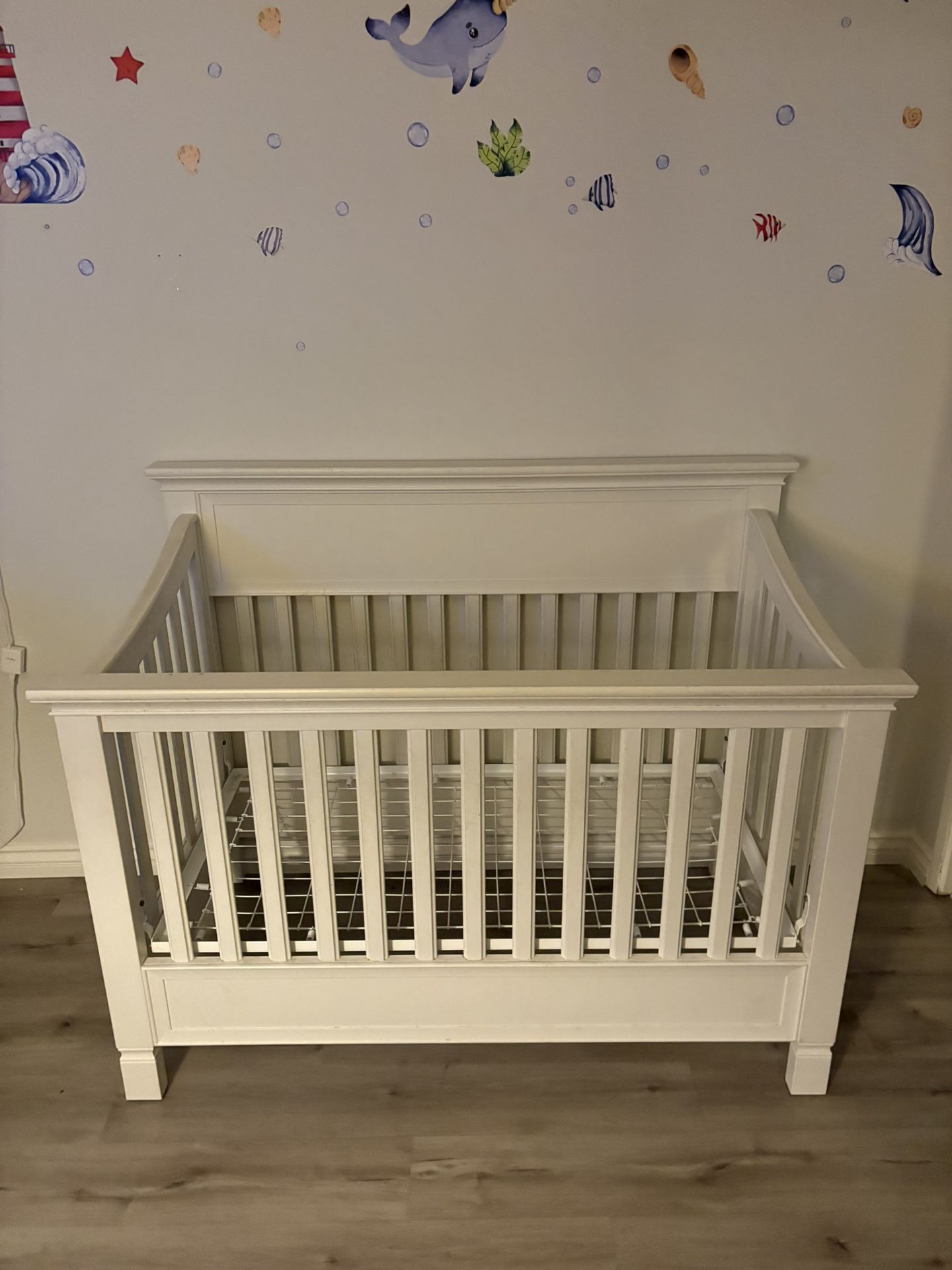 Pottery Barn Larkin 4 in 1 Crib and Larkin 8 drawer dresser