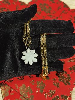 24K Gold PLATED Filipino Sun Jade Necklace