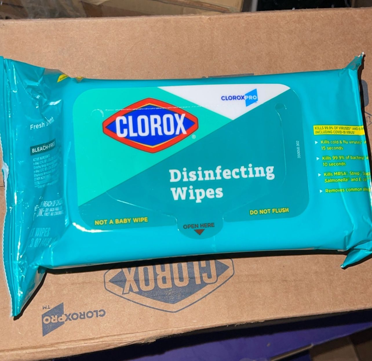 Clorox Wipes Box Of 9 Bags