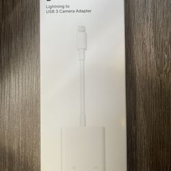 Lightning To USB 3 Camera Adapter