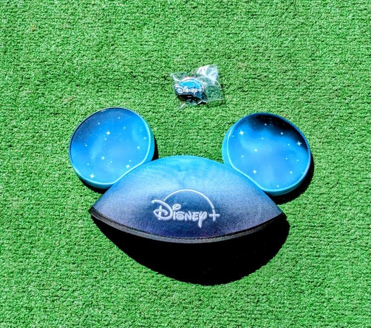 D23 2024 Expo Disney+/Plus Mouse Night Stars Ears Mickey Hat+Northern Lights+PIN