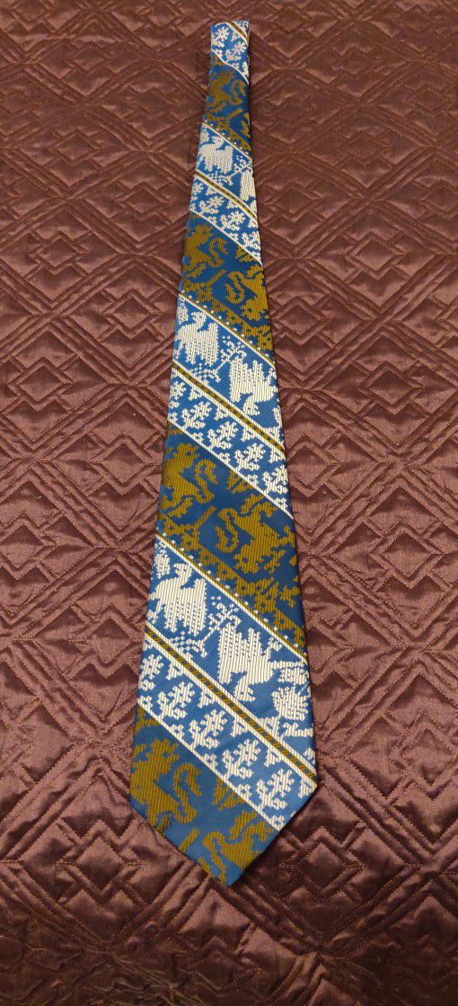 Blue, Gold and White Perth Ltd Men's Tie