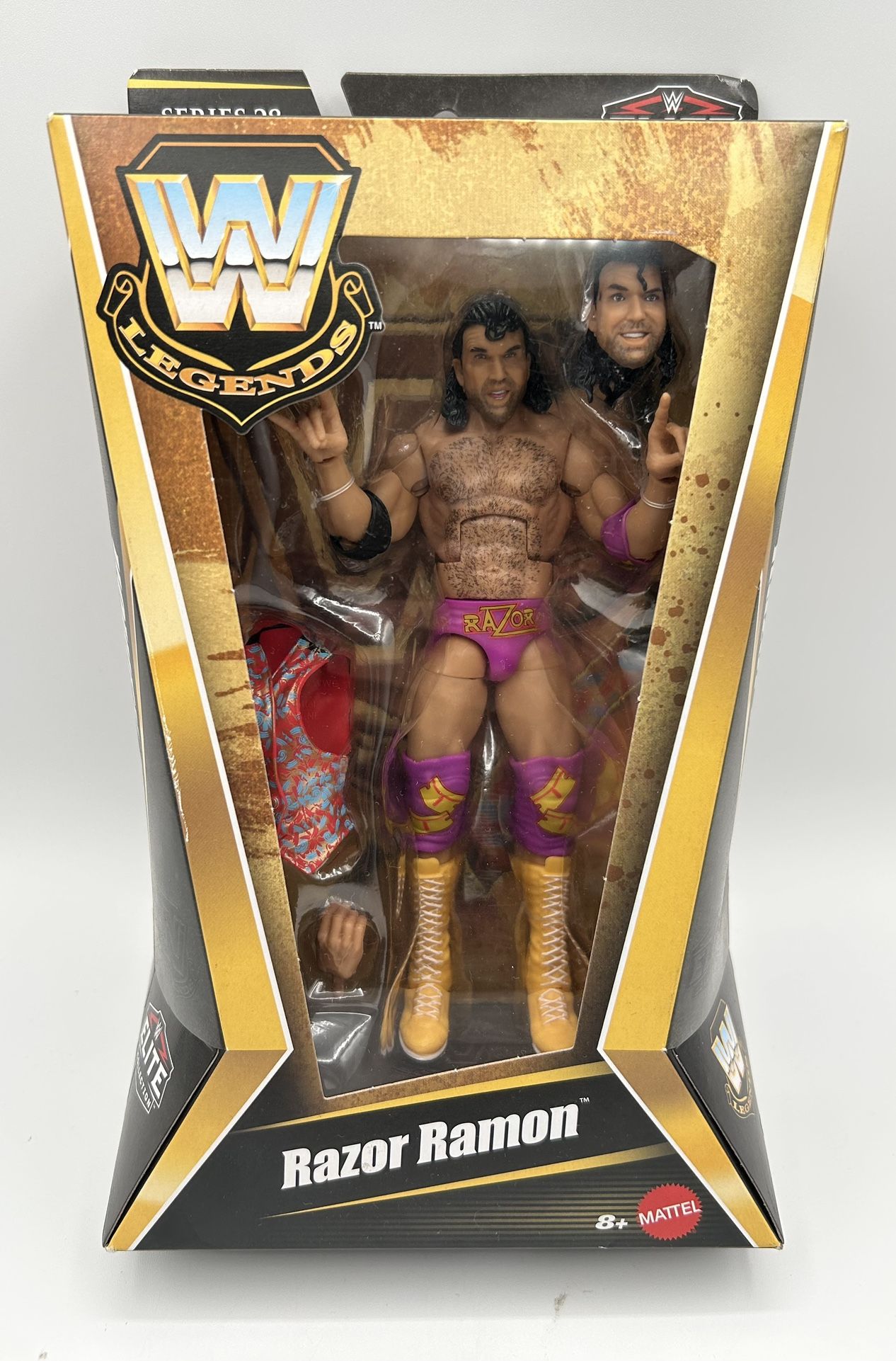 WWE Razor Ramon Elite Collection Legends 6" Action Figure Series 28 MIB