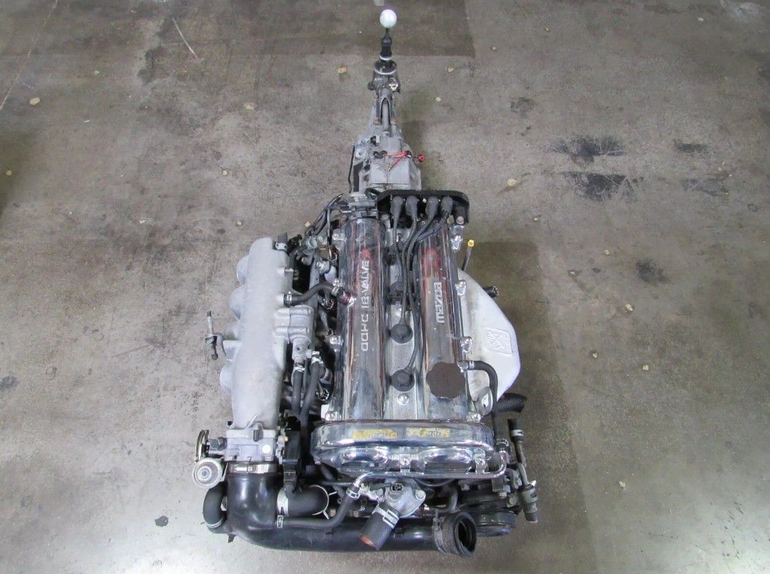 90 91 92 93 JDM Mazda Miata Engine and 5 Speed Transmission B6 1.6L