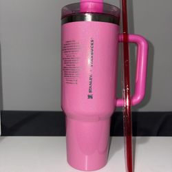 Stanley Starbucks Collab Hot Pink Tumbler (HAVE 3 Take All For 55$Each)