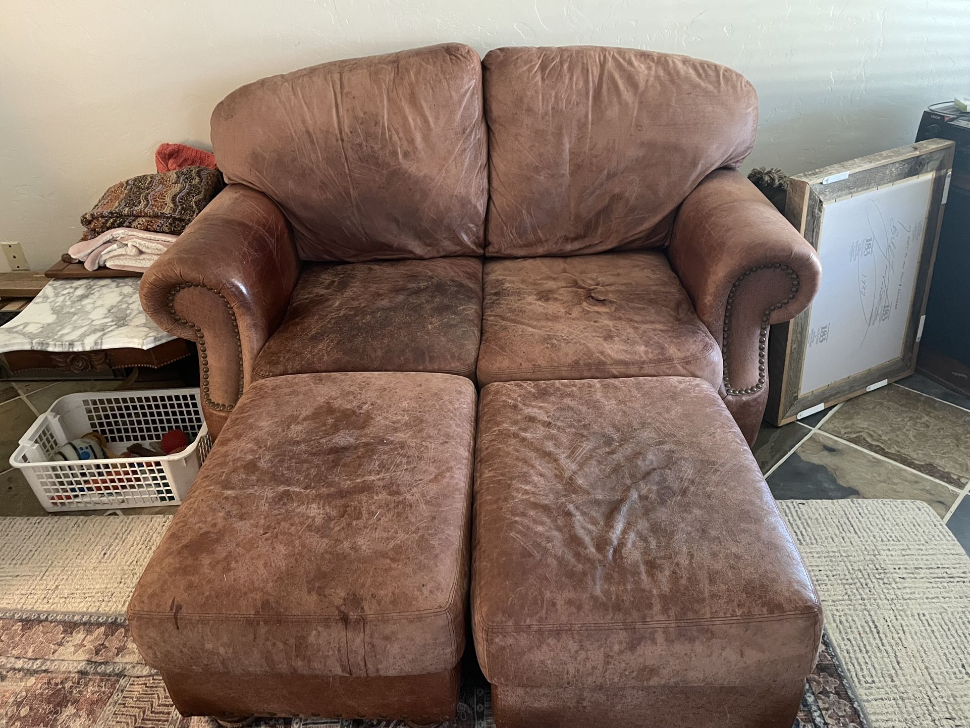  2 Ottomans For Sale