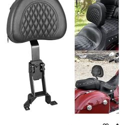 Adjustable Plug - In Driver Rider Backrest Sissy Bar Mountain Kit