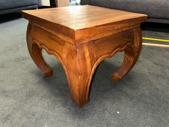 🪵 Beautiful Carved Wood Coffee Table – Thai Opium Style – $175 OBO! ✨