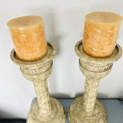 Candle Holders With New Candles