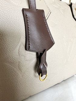 Leather Key Bell Clochette Bag Charm, Dark Brown