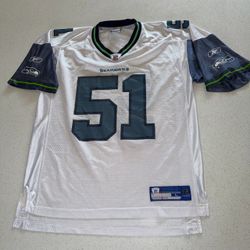 Lofa Tatupu Seattle Seahawks Reebok NFL Equipment Jersey White Large