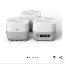 DBIT AX1500 WiFi 6 Mesh Wi-Fi System | 5,600 Sq Ft Coverage & 120 Devices | Dual-Band, Seamless Roaming, Parental Controls | Replaces Wireless Router 