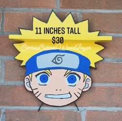 Naruto key rack and small shelf handmade $30 firm edinburg pick up