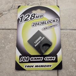 GameCube Memory Card - 128 MB - 2043 Blocks