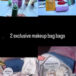 2 exclusive sephora/dior makeup bags