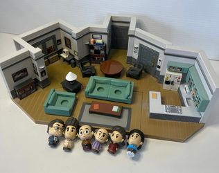 Seinfeld Jerry's Apartment Completed Funko Mini Moments Set with boxes and display case