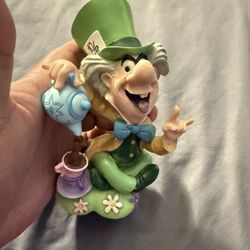 Disney Parks Alice In Wonderland Mad Hatter Tea Pour Figurine