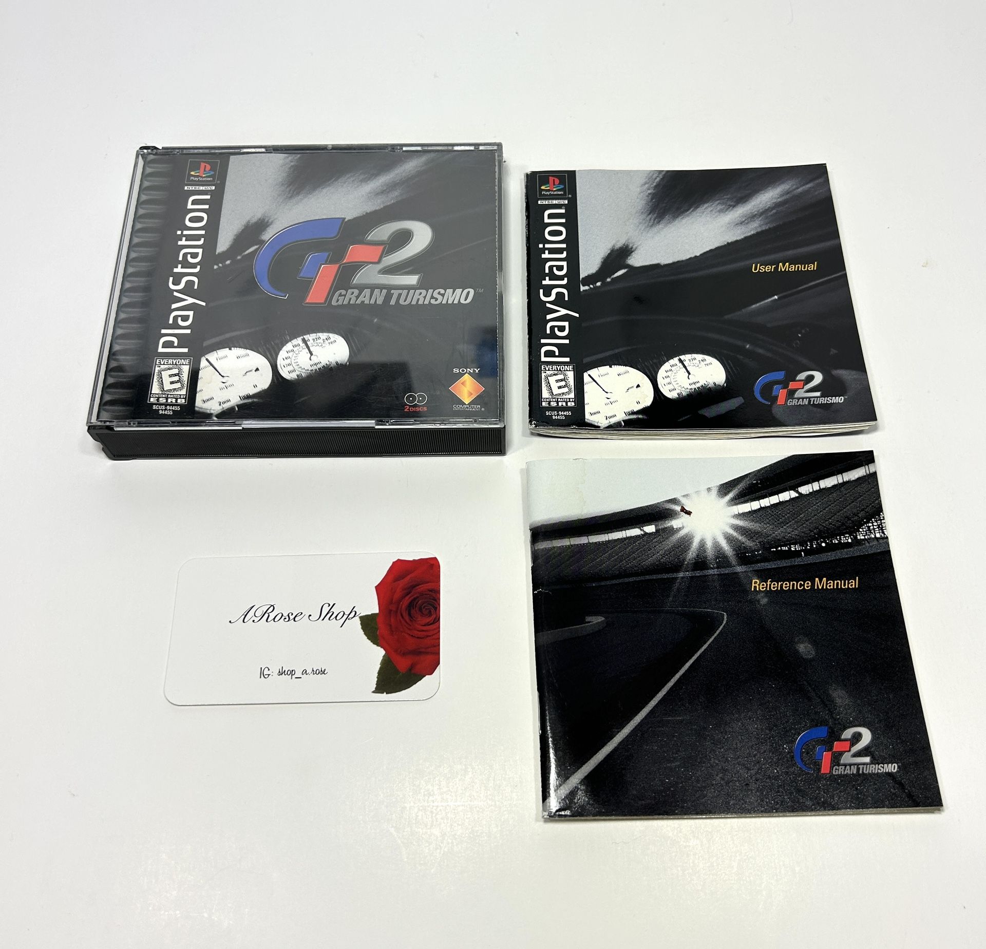 Sony Playstation 1 Gran Turismo 2 Complete With Manual Video Game